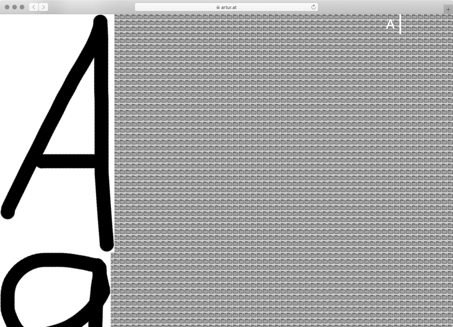 Screenshot of Website (alphabet.html)