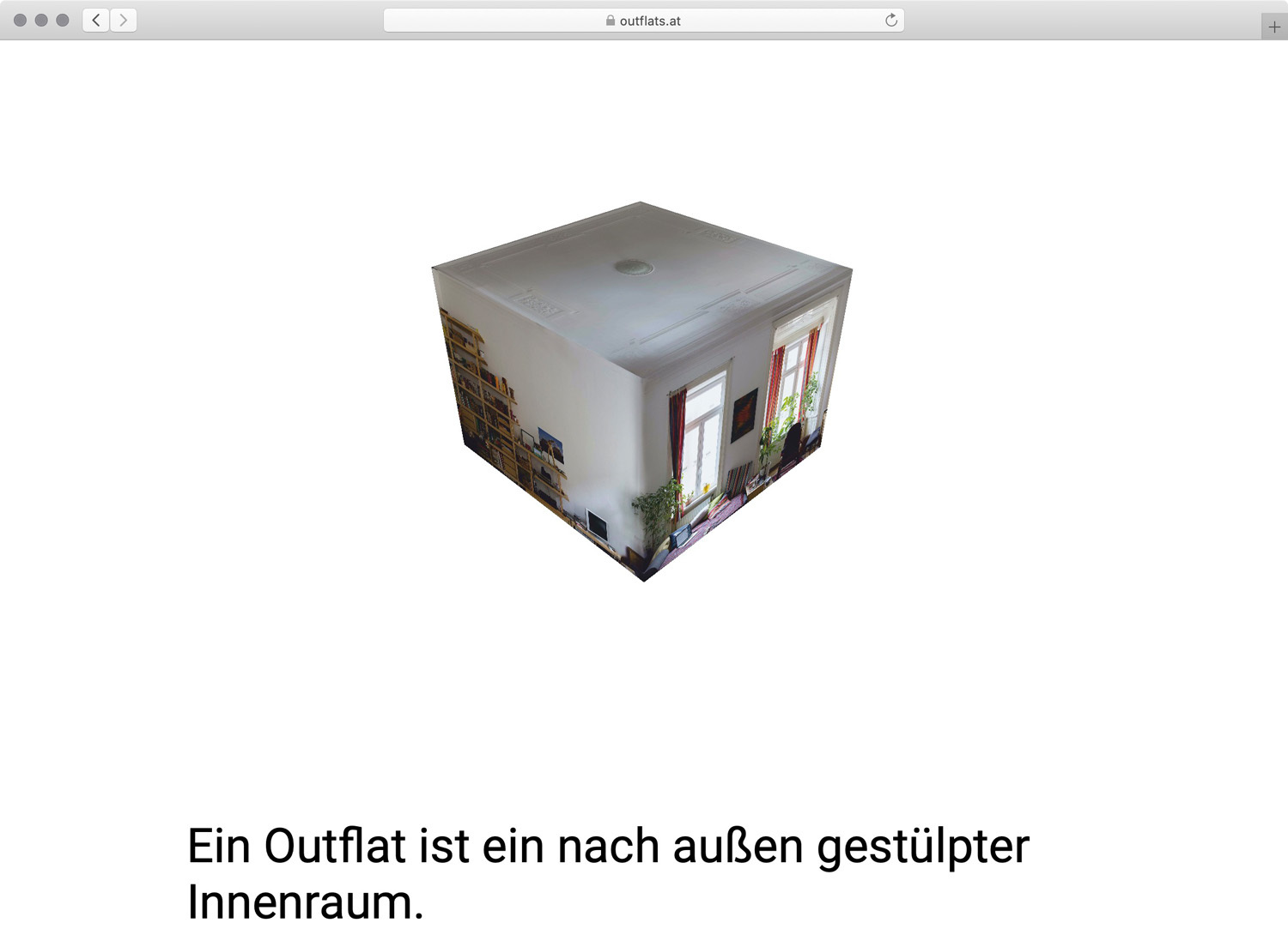 Screenshot of Website (outflats.at)