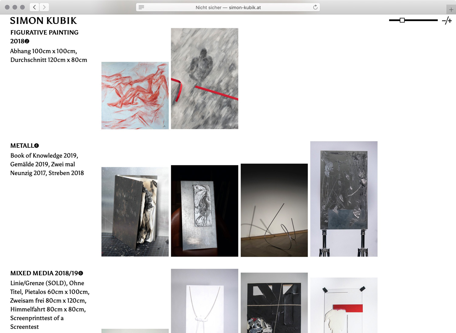 Screenshot of Website (simon-kuik.at)